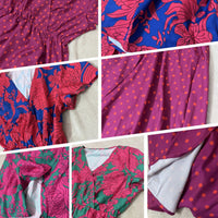 Casual Summer Dress - Luna-Red/Blue-S-State of Style