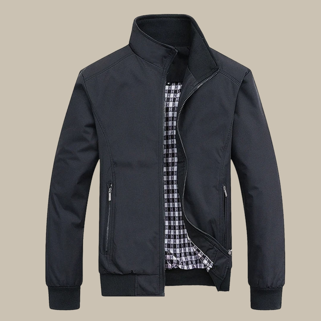 Casual Summer Jacket - Alex-Black-S-State of Style