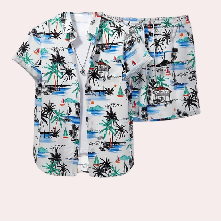 Casual summer two-piece for men – Breathable & Comfortable – Jonas-S-State of Style