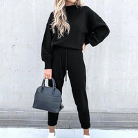 Casual Top And Skirt Set | Comfortable And Stylish-Black-S-State of Style