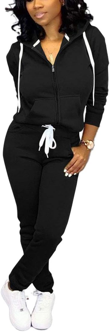 Casual Women's Jogging Suit - Mia-Black-S-State of Style