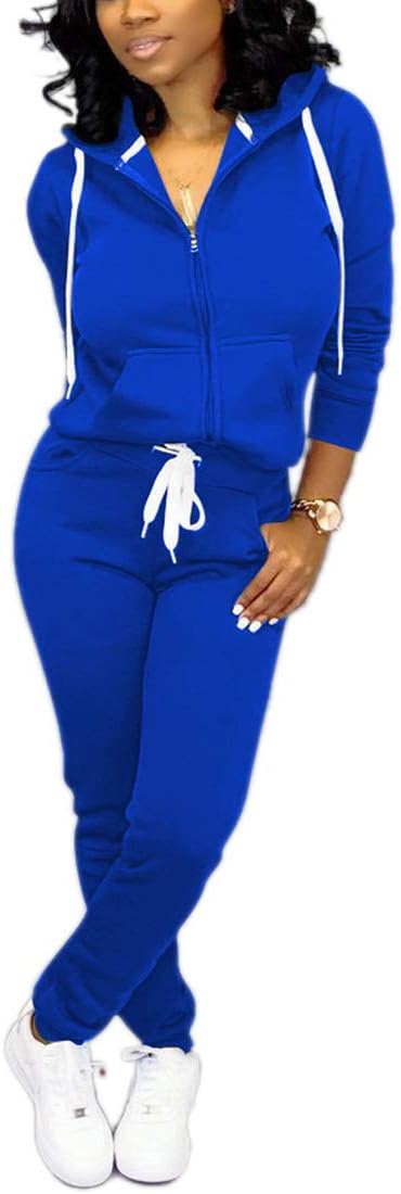 Casual Women's Jogging Suit - Mia-Blue-S-State of Style