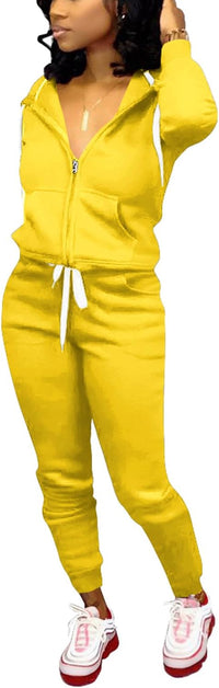 Casual Women's Jogging Suit - Mia-Olive Green-S-State of Style