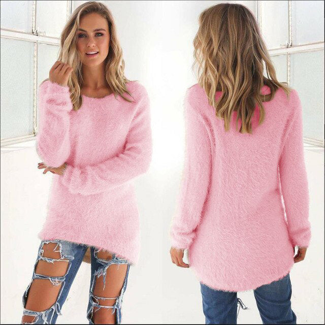 Casual Women’s Jumper - Ella-Light Pink-S-State of Style