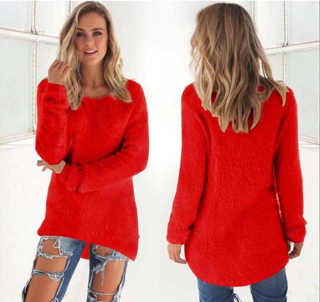 Casual Women’s Jumper - Ella-Red-S-State of Style