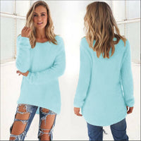 Casual Women’s Jumper - Ella-Sky Blue-S-State of Style