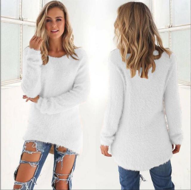 Casual Women’s Jumper - Ella-White-S-State of Style