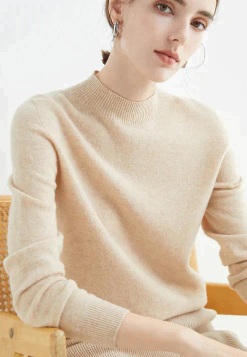 Casual Women's Jumper - Livia-Beige-M-State of Style