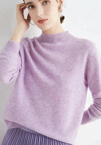 Casual Women's Jumper - Livia-Light Purple-M-State of Style