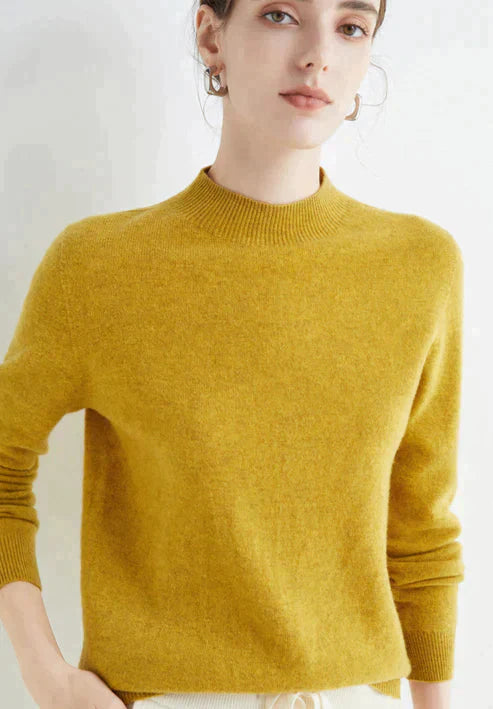 Casual Women's Jumper - Livia-Yellow-M-State of Style