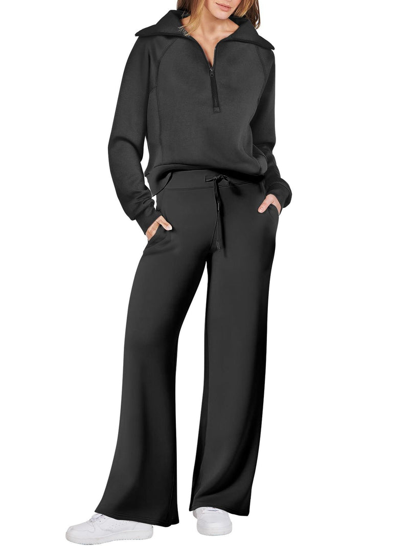 Casual Women's Lounge Set - Luna-Grey-S-State of Style