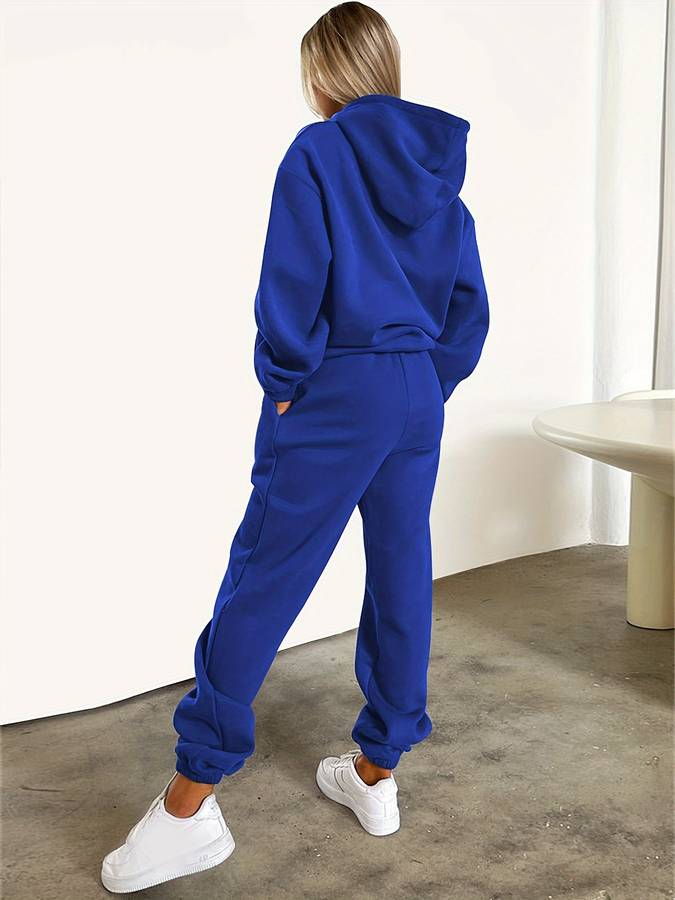 Casual Women's Sweatpants & Jumper Set - Harper-Black-S-State of Style