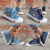 Casual Women's Walking Shoes-Dark Blue-5-State of Style