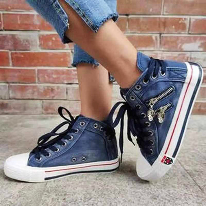 Casual Women's Walking Shoes-Dark Blue-5-State of Style
