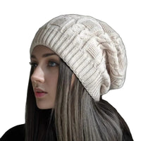 Casual Women's Winter Beanie - Nina-White-State of Style