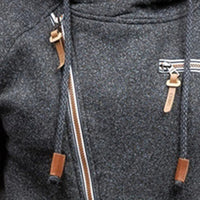 Casual Zip-Up Hoodie - Orion-Black-S-State of Style
