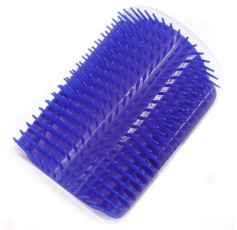 Cat Corner Brush for Self-Grooming - PurrGroom-Blue-9x13cm-State of Style