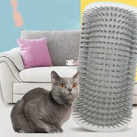 Cat Corner Brush for Self-Grooming - PurrGroom-Blue-9x13cm-State of Style
