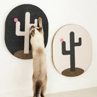 Cat Scratching Wall Plate - WallScratch Pro-Black Cactus-State of Style