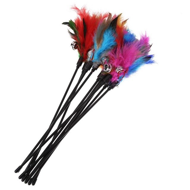 Cat Toys with Feathers (5 Pieces) - FeatherChase-Set type 1-State of Style