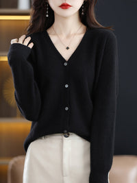Catheline Shirt I Airy Basic Pullover for Women-Black-S-State of Style