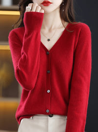 Catheline Shirt I Airy Basic Pullover for Women-Burgundy-S-State of Style