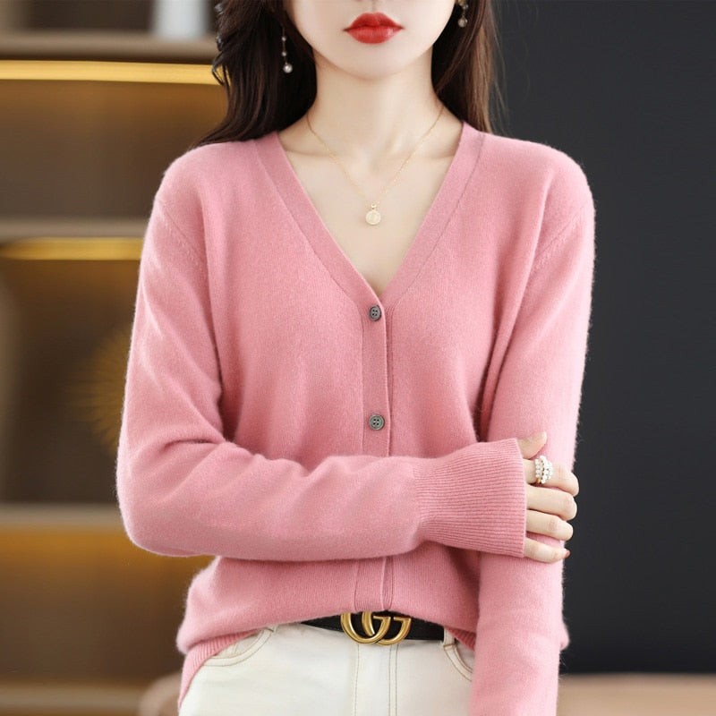 Catheline Shirt I Airy Basic Pullover for Women-Pink-S-State of Style