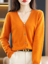 Catheline Shirt I Airy Basic Pullover for Women-Pumpkin-S-State of Style