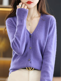 Catheline Shirt I Airy Basic Pullover for Women-Romantic Purple-S-State of Style