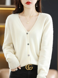 Catheline Shirt I Airy Basic Pullover for Women-White-S-State of Style