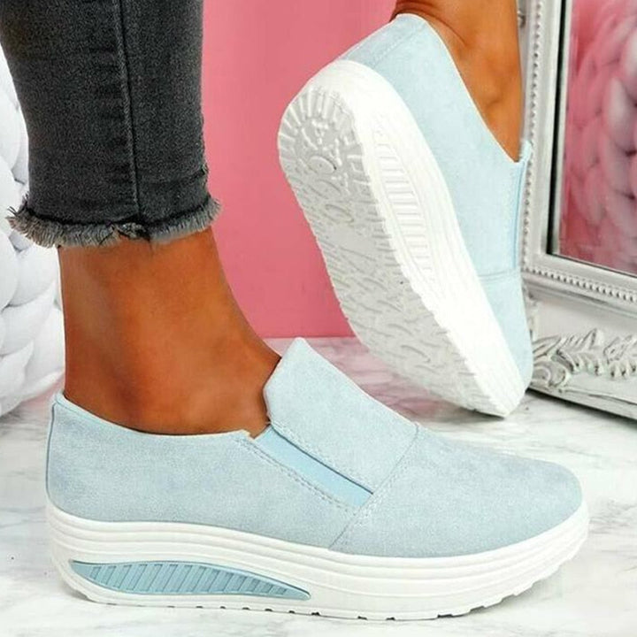 CathelineSneaks I Sporty sneakers for women-Light Blue-3.0-State of Style