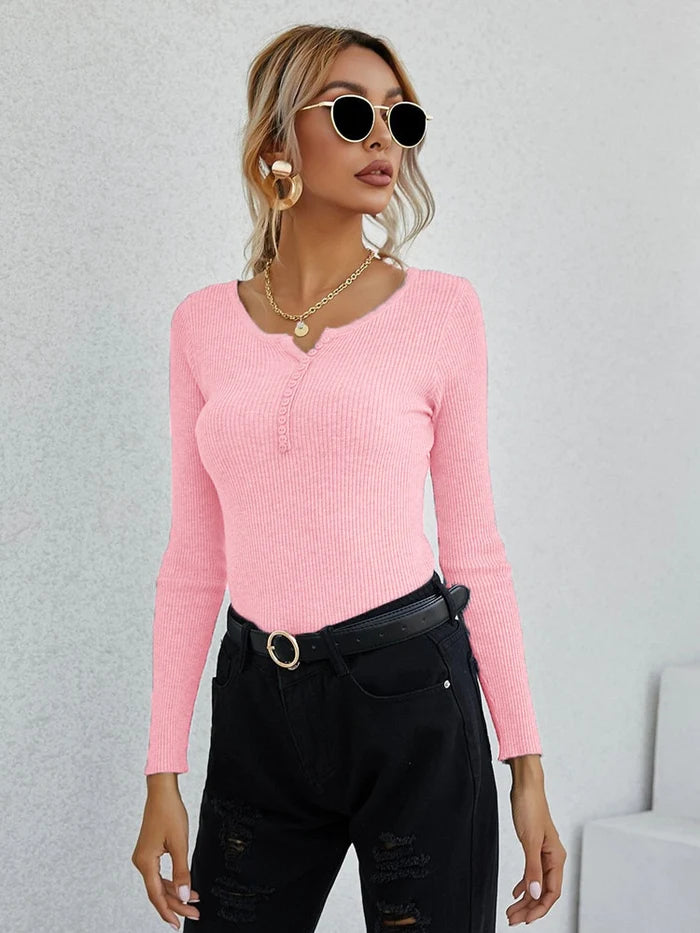 CatootsShirt I Women's V-Neck Pullover-Pink-S-State of Style