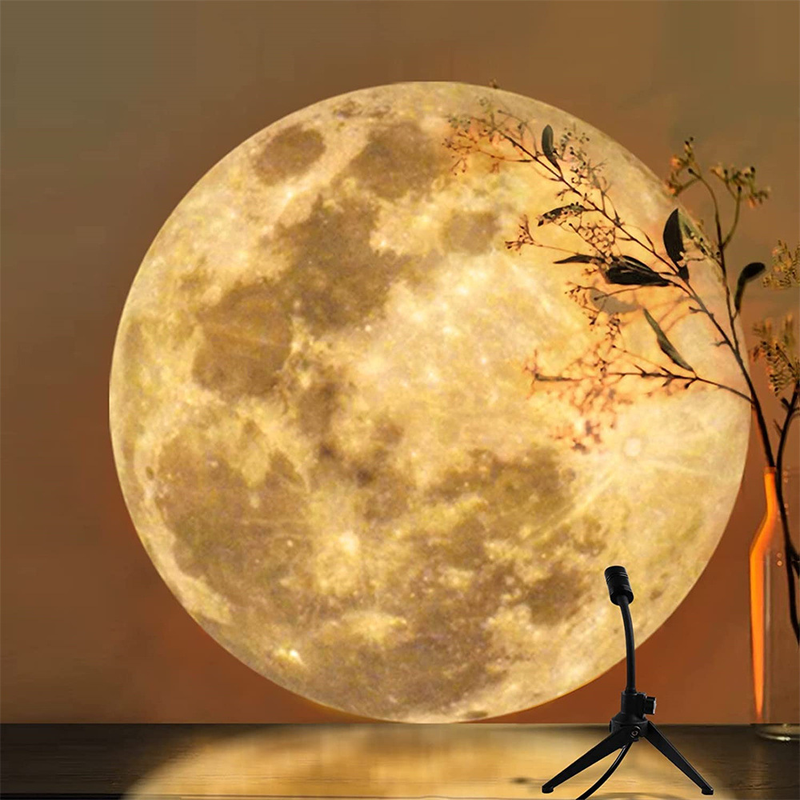 CelestiaGlow Earth and Moon Projector Lamp-Moon-State of Style