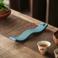 Ceramic Incense Holder - ZenWave-Blue-State of Style