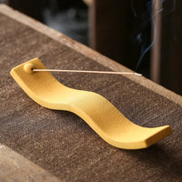 Ceramic Incense Holder - ZenWave-Yellow-State of Style