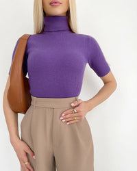 CerysPants I High-Waisted Trousers for Women-Beige-S-State of Style