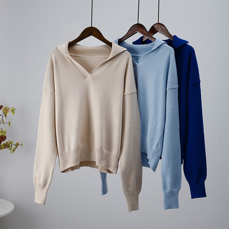 ChantellesShirt I Women's V-Neck Pullover-Royal Blue-S-State of Style