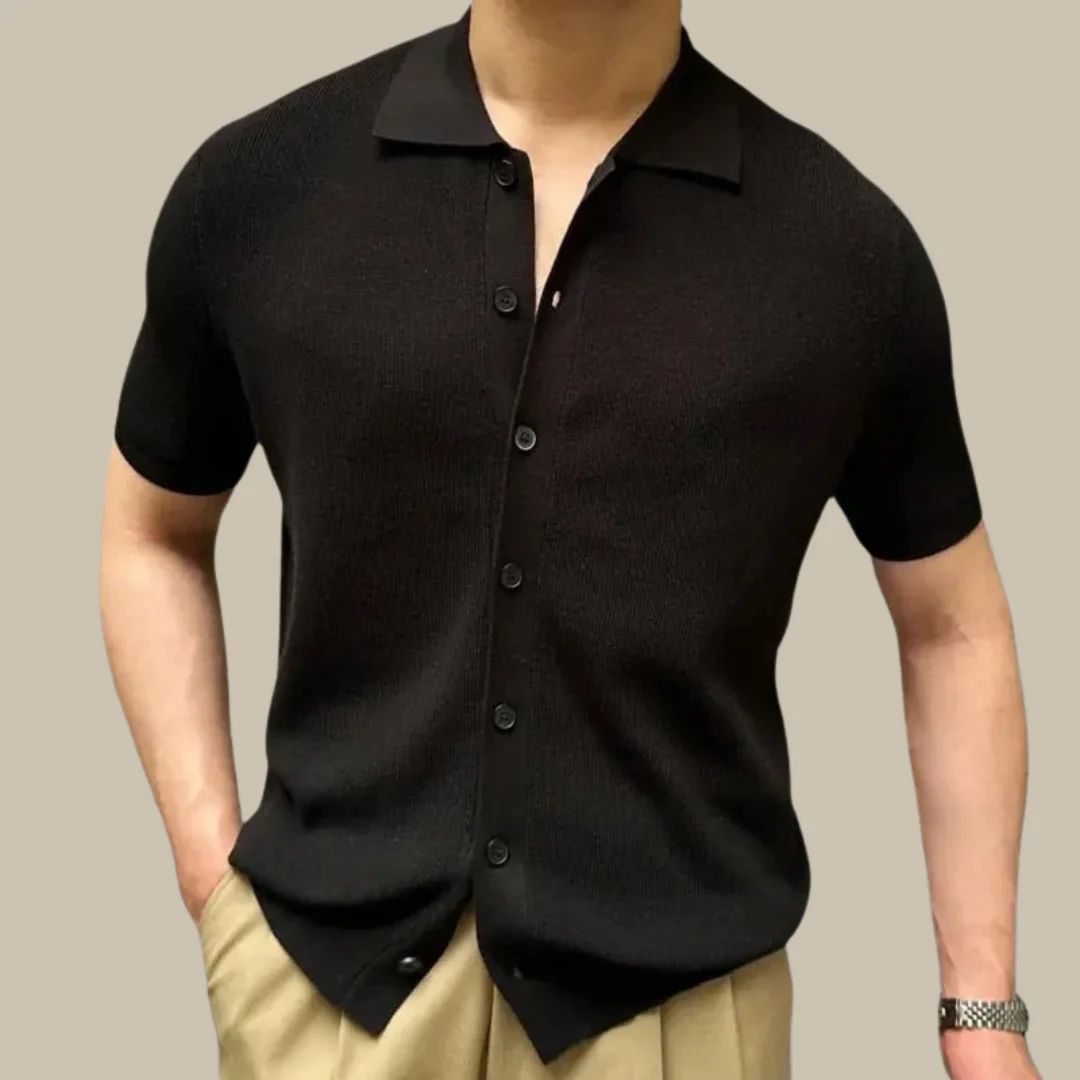 Charlie Shirt | Stylish & Versatile-Black-M-State of Style