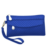 Charme PU Leather Wallet – Stylish & Functional for Modern Women-Blue-State of Style