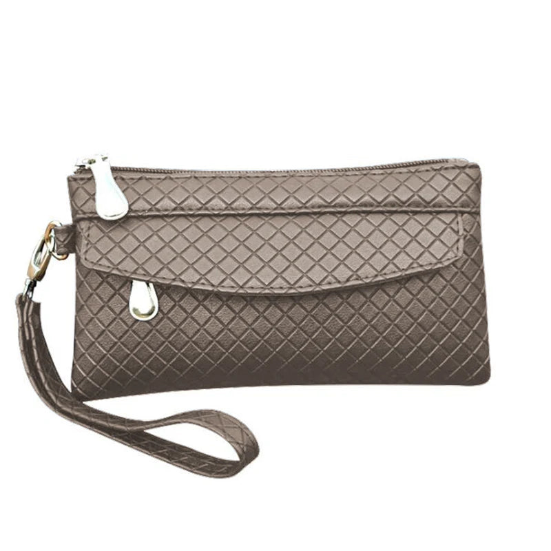 Charme PU Leather Wallet – Stylish & Functional for Modern Women-Khaki-State of Style