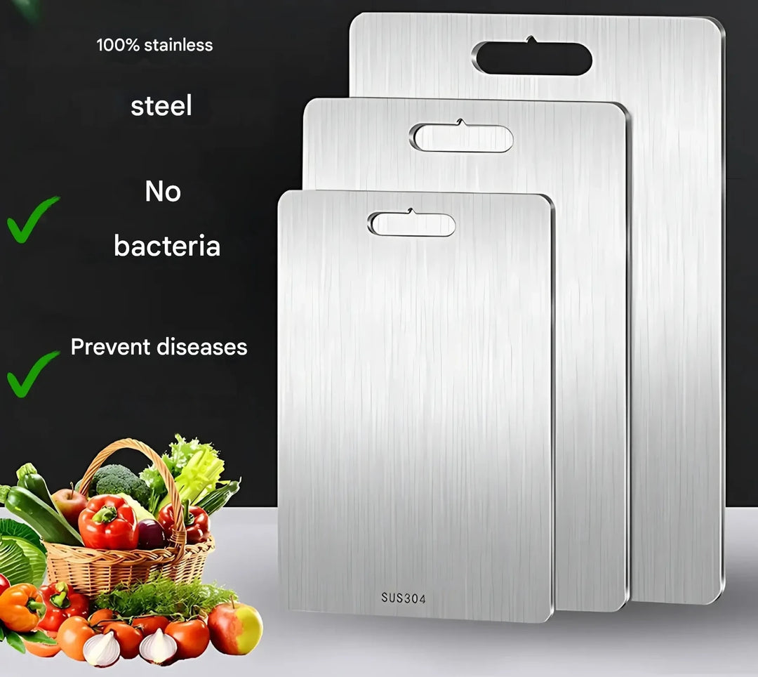 ChefGuard Stainless Steel Cutting Board-XS (15x25 cm)-State of Style