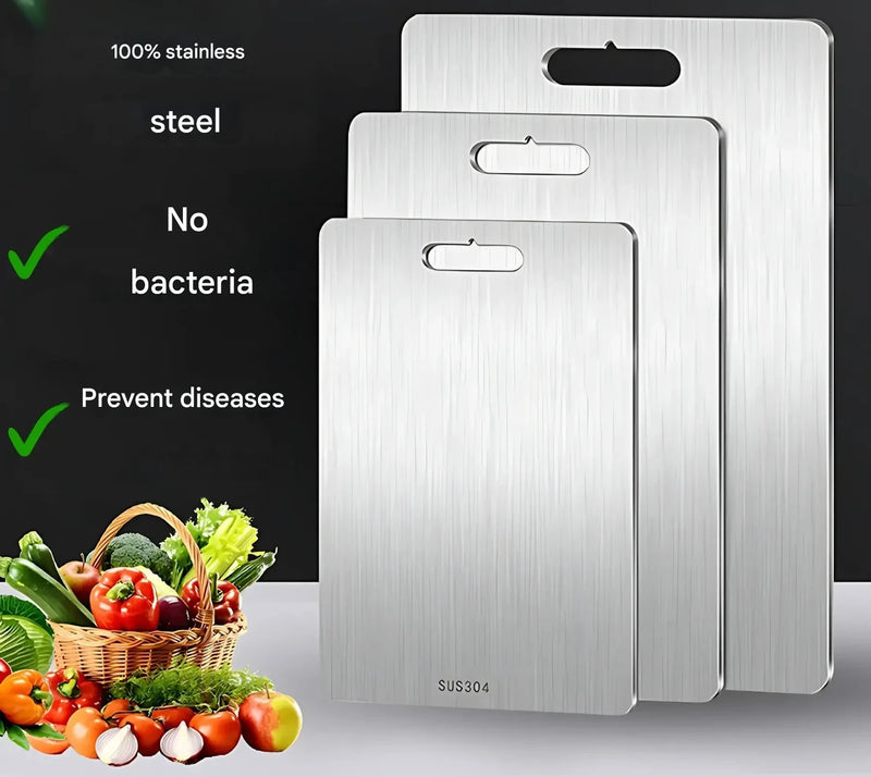 ChefGuard Stainless Steel Cutting Board-XS (15x25 cm)-State of Style