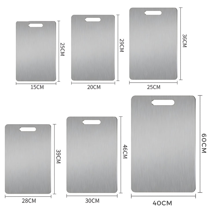 ChefGuard Stainless Steel Cutting Board-XS (15x25 cm)-State of Style