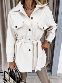 Chelsea's Jacket | Comfortable Oversized Jacket for Women-White-S-State of Style