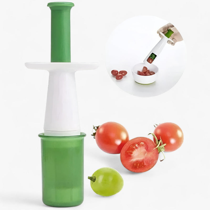 CherryMate Tomato Slicer – Effortless Fruit Preparation-State of Style
