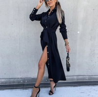 Chic Boho Dress | Comfortable and Stylish-Black-S-State of Style