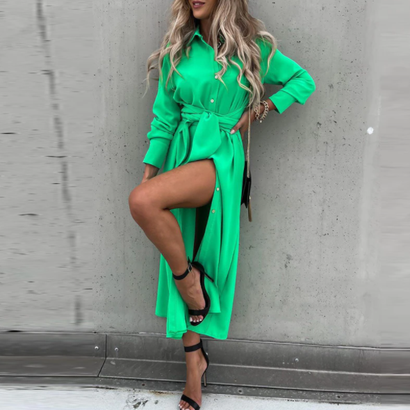 Chic Boho Dress | Comfortable and Stylish-Green-S-State of Style
