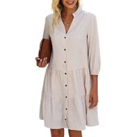 Chic Checkered Summer Dress | Casual & Comfy Style-Blue-S-State of Style