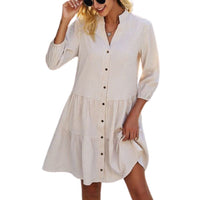 Chic Checkered Summer Dress | Casual & Comfy Style-Blue-S-State of Style
