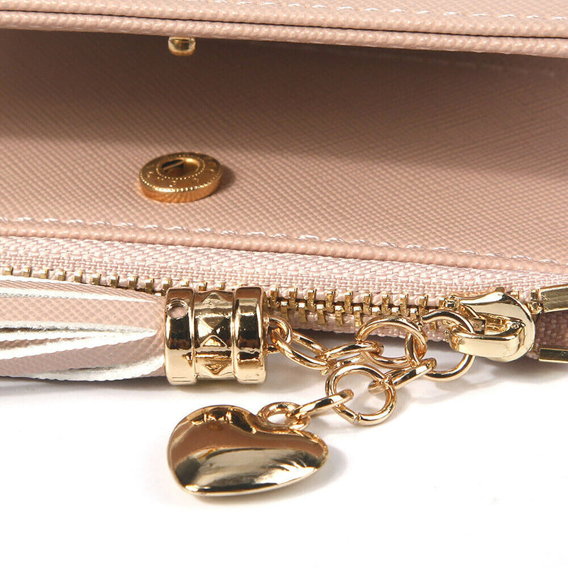 Chic Compact Mini Wallet – Stylish & Practical PU Leather Purse-Dark Pink-1-State of Style